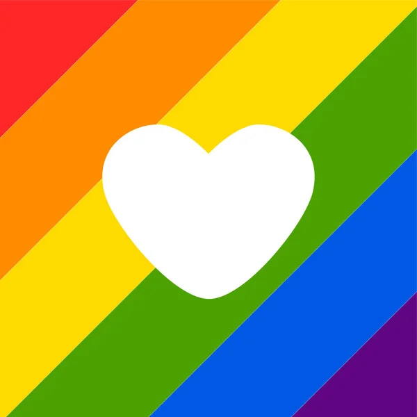 Vektor abstrakte Doodles Muster. handgezeichnetes Herz Stolz, Liebe, Frieden mit Regenbogen. Schwulenparade-Slogan. lgbt-Rechtssymbol. — Stockvektor