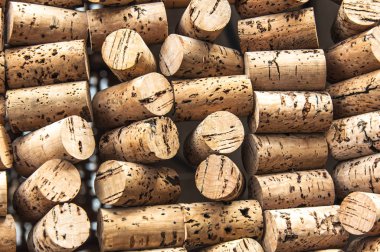 mantar Tıpalar bir mozaik üzerinde farklı dokular