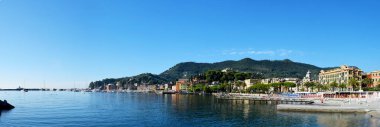 Santa Margherita Ligure Limanı üzerinde Panorama 
