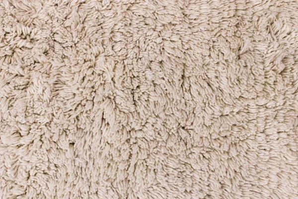 Texture white fleecy rug