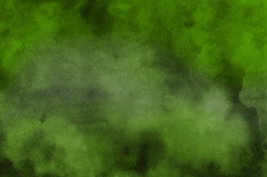 Dekoratif doku. Yeşil suluboya arka plan