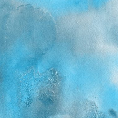 Soyut mavi suluboya arka plan dekoratif doku