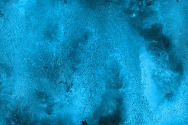  Dekoratif doku. Soyut mavi suluboya arka plan.