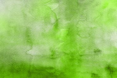 Dekoratif doku. Yeşil suluboya arka plan
