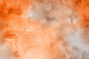 Sulu boya dekoratif doku. Kahverengi arka plan