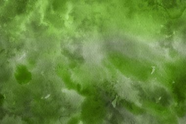 Soyut yeşil suluboya arka plan. Dekoratif doku. 