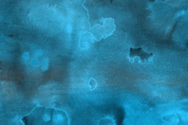  Dekoratif mavi doku. Soyut suluboya arka plan.