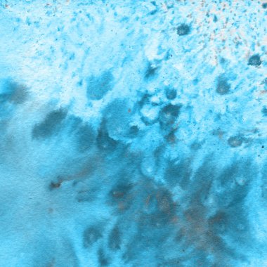 Soyut mavi suluboya arka plan dekoratif doku