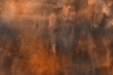 Sulu boya dekoratif doku. Kahverengi arka plan