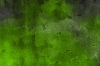 Dekoratif doku. Yeşil suluboya arka plan