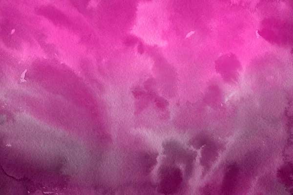 Texture Décorative Aquarelle Abstrait Fond Rose Vif — Photo