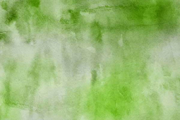 Abstrait Fond Aquarelle Vert Texture Décorative — Photo
