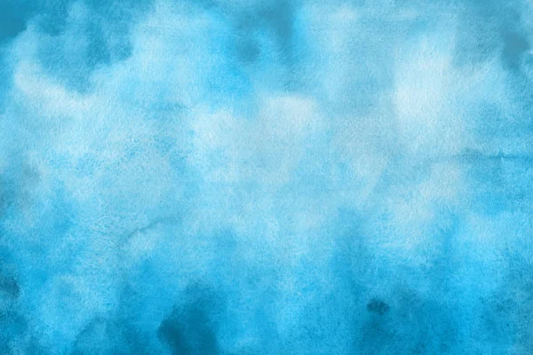 Textura Azul Decorativa Aquarelas Abstratas Fundo — Fotografia de Stock