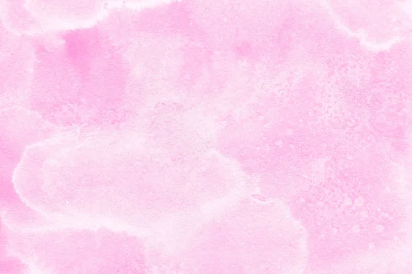 Fundo Aquarela Rosa Abstrato Textura Decorativa — Fotografia de Stock