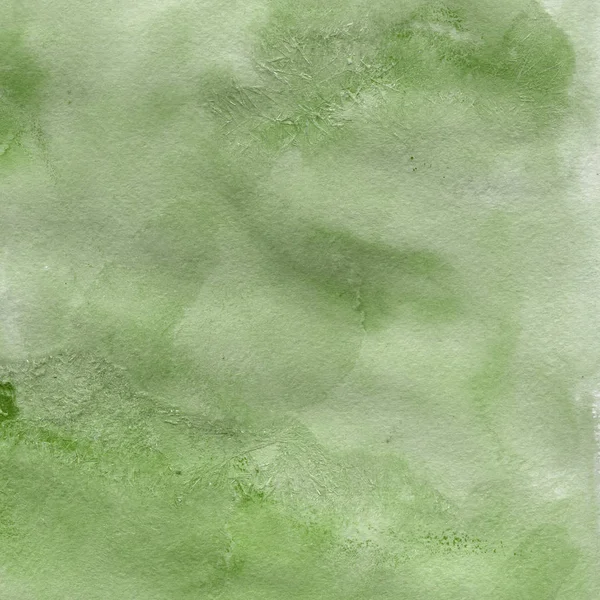 Abstrait Fond Vert Aquarelle Texture Décorative — Photo