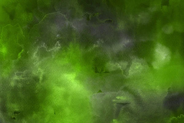 Textura Verde Decorativa Aquarelas Abstratas Fundo — Fotografia de Stock