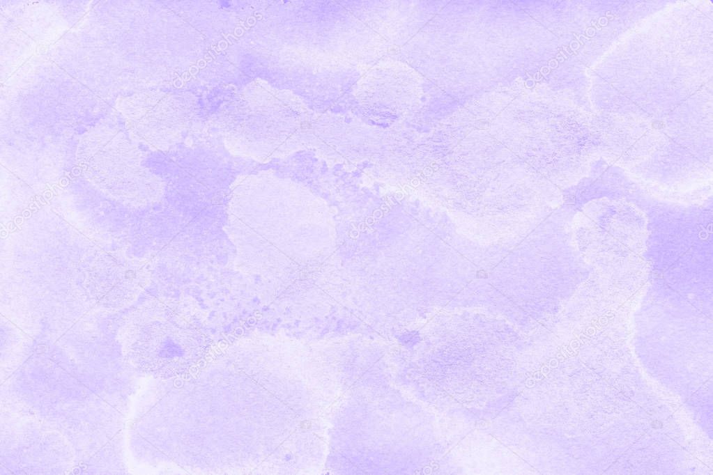 Abstract  violet  watercolor  background, decorative texture
