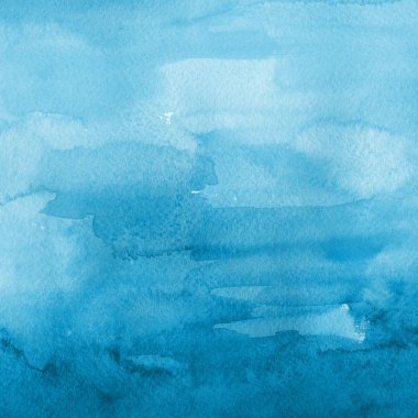 Soyut mavi suluboya arka plan dekoratif doku