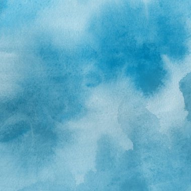 Soyut mavi suluboya arka plan dekoratif doku