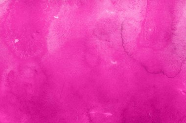 Sulu boya dekoratif doku. Parlak pembe arka plan