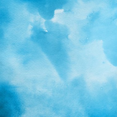 Soyut mavi suluboya arka plan dekoratif doku