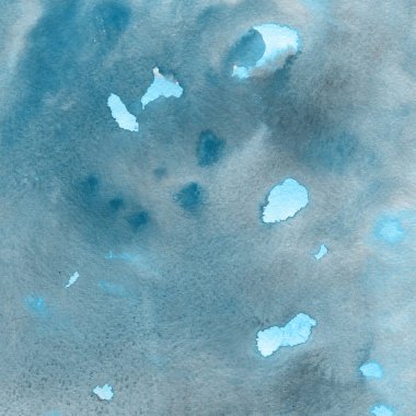 Soyut mavi suluboya arka plan dekoratif doku