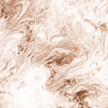 Soyut kahverengi arkaplan, boyalar dekoratif dokuyu karıştırır