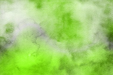 Dekoratif doku. Yeşil suluboya arka plan
