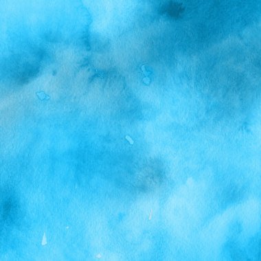 Soyut mavi suluboya arka plan dekoratif doku