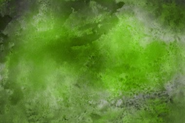 Soyut yeşil suluboya arka plan. Dekoratif doku. 