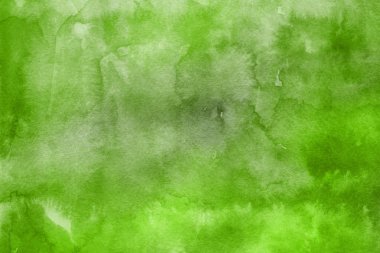 Dekoratif doku. Yeşil suluboya arka plan