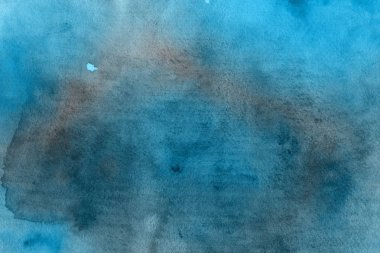  Dekoratif mavi doku. Soyut suluboya arka plan.