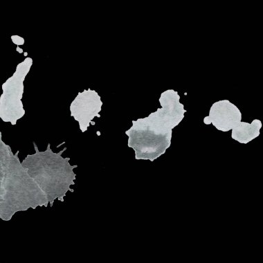 Arka plan, siyah boya ile dekoratif doku lekeleri