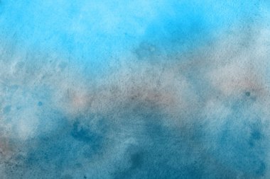  Dekoratif mavi doku. Soyut suluboya arka plan.