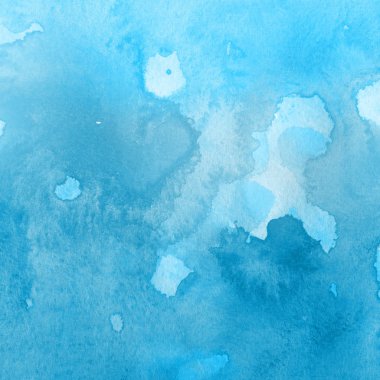 Soyut mavi suluboya arka plan dekoratif doku