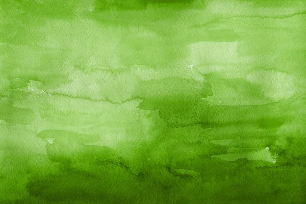 Abstrait Fond Aquarelle Vert Texture Décorative — Photo