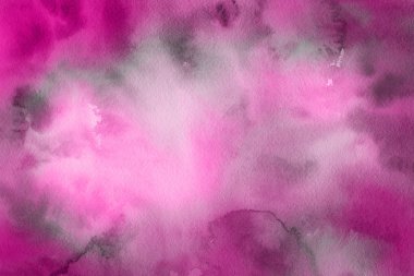 Sulu boya dekoratif doku. Parlak pembe arka plan