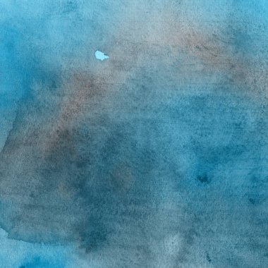 Soyut mavi suluboya arka plan dekoratif doku