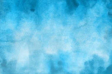  Dekoratif mavi doku. Soyut suluboya arka plan.