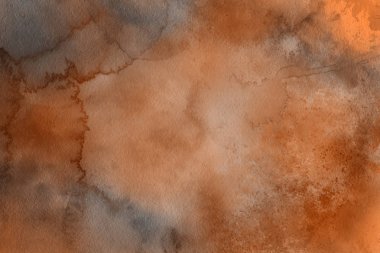 Suluboya kahverengi dekoratif doku. Arka plan