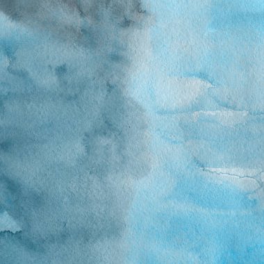 Soyut mavi suluboya arka plan dekoratif doku