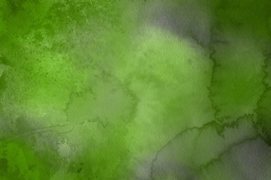 Soyut yeşil suluboya arka plan. Dekoratif doku. 
