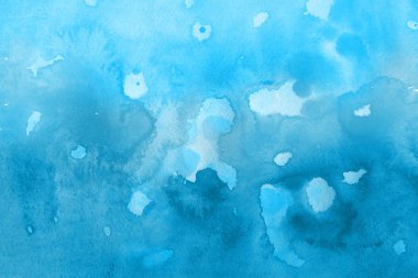  Dekoratif mavi doku. Soyut suluboya arka plan.