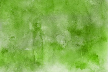 Dekoratif doku. Yeşil suluboya arka plan