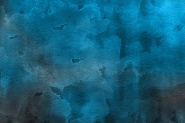  Dekoratif mavi doku. Soyut suluboya arka plan.