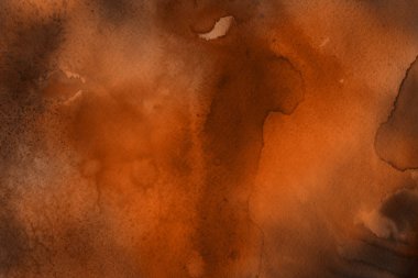 Suluboya kahverengi dekoratif doku. Arka plan