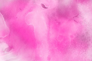 Sulu boya dekoratif doku. Parlak pembe arka plan