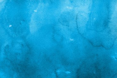  Dekoratif mavi doku. Soyut suluboya arka plan.