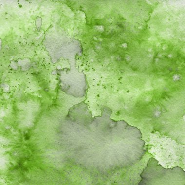 Soyut yeşil suluboya arka plan dekoratif doku