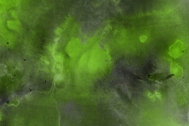 Dekoratif doku. Yeşil suluboya arka plan